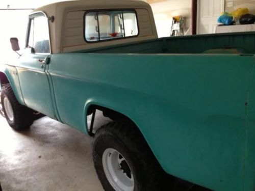 1964 dodge power wagon sweptline 4wd 440 shortbed patina charger