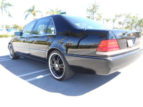 1994 mercedes s500 only 104k original miles autocheck certified black beauty!!!