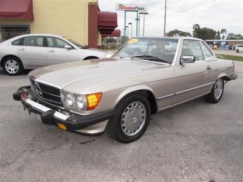 88 merz benz 560l roadster 2 tops low documented miles excellent condition