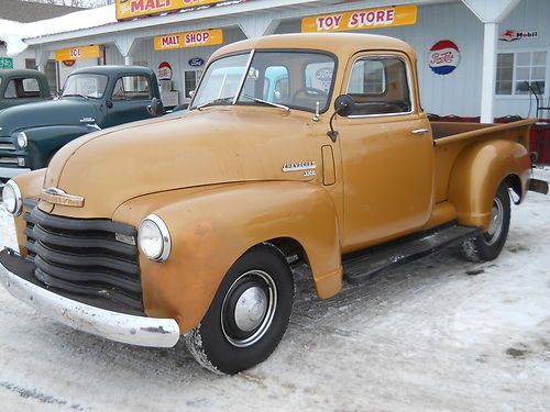 1949 chevy pickup truck 5 window deluxe cab 1/2 ton 235 inline 6