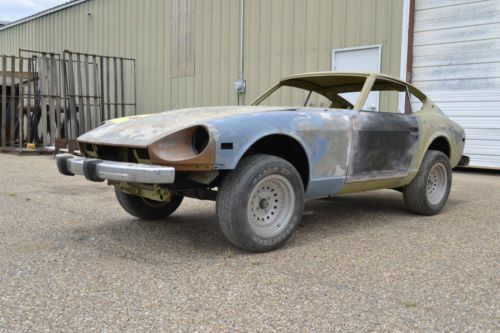 1976 datsun 280z! rust free body project texas car ready for paint! zero rust!!!
