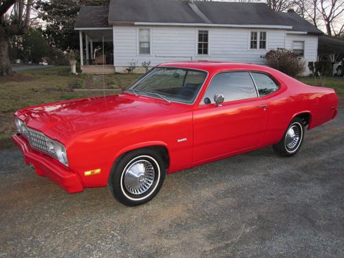 1973 73 plymouth duster new red paint