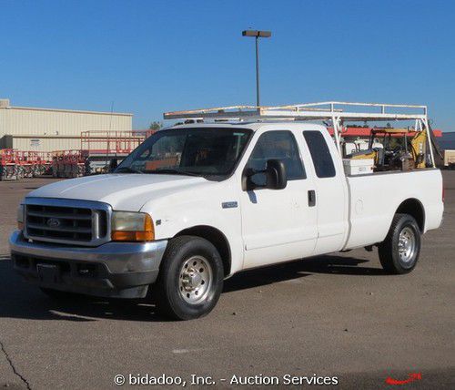 2001 ford f250 xlt extended cab pickup truck  6.8l v10 a/t cold a/c cd cruise