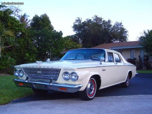 1963 chrysler newport - no rust - 2 owner - always garaged, low mile beauty !!!!