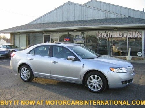 2012 lincoln mkz heated cool leather seats roof chrome 6 cd best deal 10 11