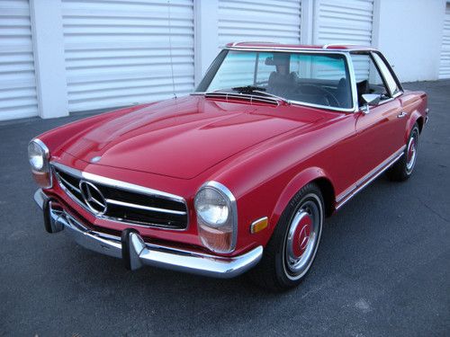 1970 mercedes benz 280sl automatic with a/c very strong new paint