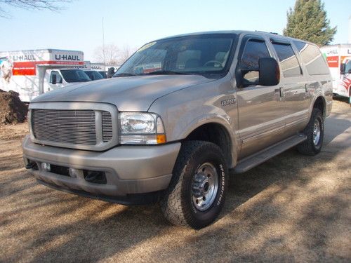 2004 ford excursion limited diesel, super clean and loaded, bfg's, runs great!