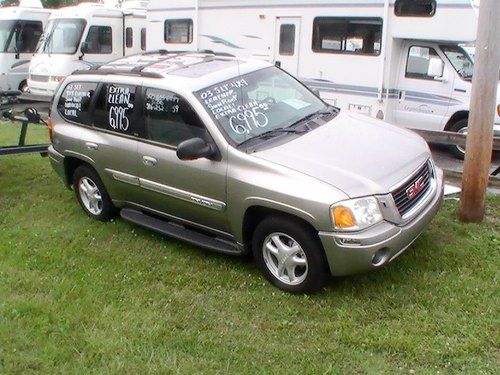 2003 gmc envoy slt 4x4 suv, low miles , sunroof, leather and more , video tour