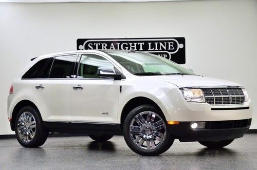 2009 lincoln mkx pearl white loaded elite and ultimate pkgs