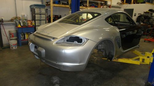 2006 cayman s body chassis rebuildable title perfect track car build project