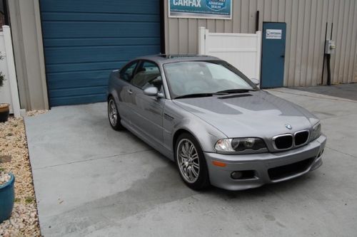 One owner 2004 bmw e46 3 series m3 smg nav sunroof leather hid cd
