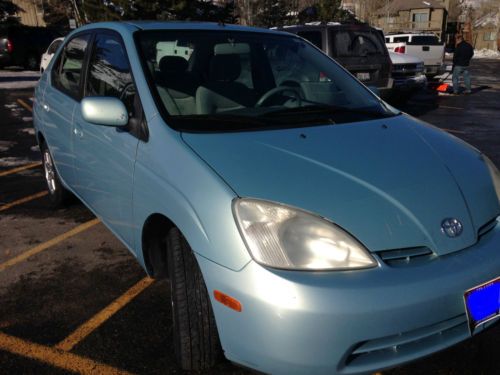 2003 toyota prius light blue - for sale by original owner