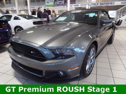 Roush gt premium rs1 stage 1 new convertible 5.0l 420hp 6-speed auto we finance