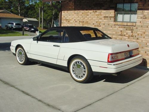 1993 cadillac allante convertible pearl white black leather 295hp final year