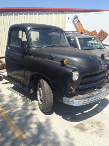 1954 dodge  truck , black , good body cond. for the age.