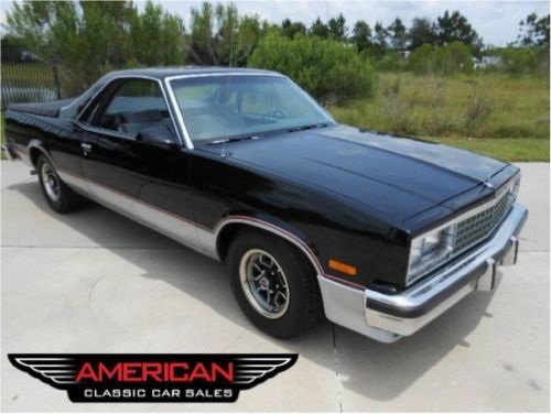 No reserve 87 chevy el camino ss extra clean 2 owner documented history since 88